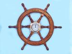 Ship Wheel Clock 24"