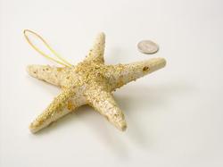 Gold Glitter Starfish