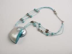 Turquoise Nautilus Shell Necklace