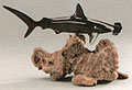 Large Single Hammerhead Shark - EBONITE