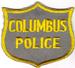 Misc: Columbus Police Patch (cap/tan/twill/cut edge)