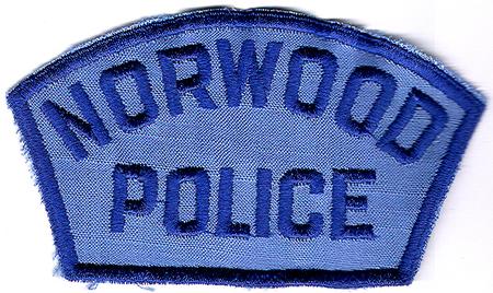 MASSACHUSETTS POLICE DEPARTMENT PATCH NORWOOD