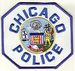 Chicago Police Patch (blue letters/edge, twill) (IL)