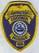Laconia Police Patch (gold edge, badge size) (NH)