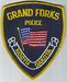 Grand Forks Police Patch (yellow edge) (ND)