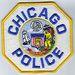 Chicago Police Patch (yellow edge/blue letters, felt) (IL)