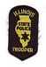 State: IL, State Police Trooper Patch (cap size)