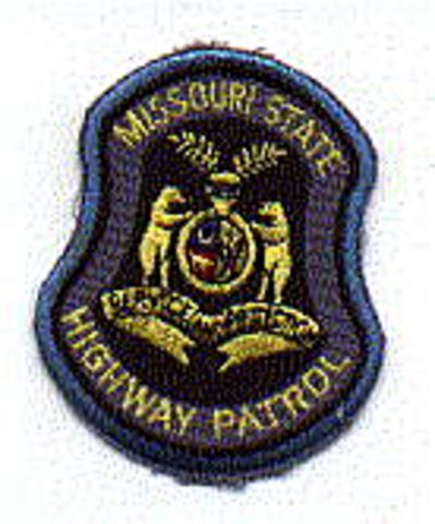 MO HWY PATROL EMBROIDERED PATCHES 3"