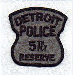 Detroit Police 5th PCT Reserve Patch (MI)