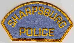 Sharpsburg Police Patch (blue/yellow) (PA)