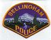 Bellingham Police Patch (gold edge/letters) (WA)