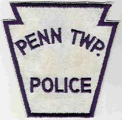 Penn Twp. Police Patch (blue letters/edge) (PA)