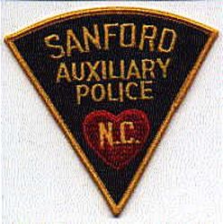 Sanford Aux. Police Patch (heart) (NC)