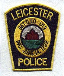 Leicester Police Patch (gold edge) (MA)