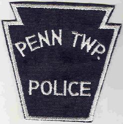 Penn Twp. Police Patch (white letters/edge) (PA)