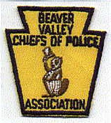 Beaver Valley Chiefs of Police Assoc. Patch (PA)