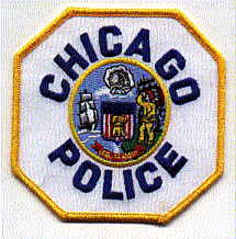 YELLOW CHICAGO ILLINOIS POLICE DEPARTMENT PATCH