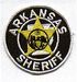 Sheriff: AR, Sheriff's Dept. Patch (white letters/edge)