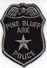Pine Bluff Police Patch (star/gray edge) (AR)