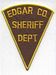 Sheriff: IL, Edgar Co. Sheriff's Dept. Patch (yellow/brown)