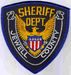 Sheriff: KS, Jewell Co. Sheriff's Dept. Patch (white letters)