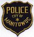Manitowoc City Police Patch (yellow/black) (WI)