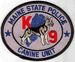 State: ME. State Police Canine Unit Patch
