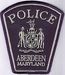Aberdeen Police Patch (new/blue/white) (MD)