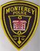 Monterey Police Patch (yellow edge/twill) (CA)
