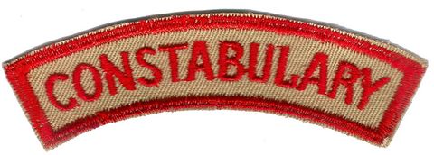 Ww2 us army constabulary patch and tab